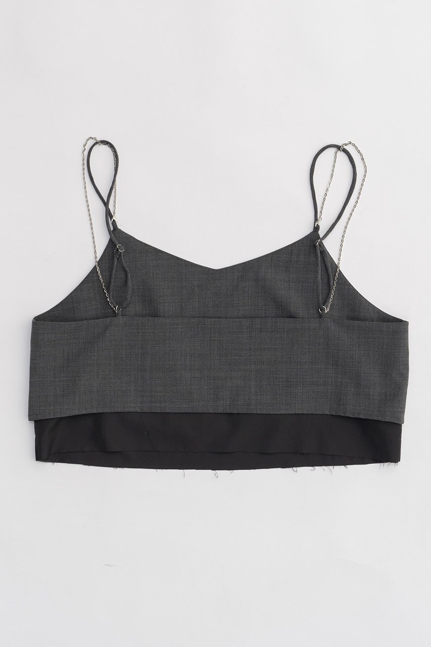 【プランク プロジェクト/PRANK PROJECT】のボディーピアスレイヤードブラトップ / Body Piercing Layered Bra Top 人気、トレンドファッション・服の通販 founy(ファニー) 　ファッション　Fashion　レディースファッション　WOMEN　トップス・カットソー　Tops/Tshirt　キャミソール / ノースリーブ　No Sleeves　シャツ/ブラウス　Shirts/Blouses　クール　Cool　サテン　Satin　ストライプ　Stripe　タンク　Tank　チェーン　Chain　デニム　Denim　ノースリーブ　No Sleeve　ラップ　Wrap　ランダム　Random　レース　Race　ワイド　Wide　other-5|ID: prp329100003955069 ipo3291000000031457661