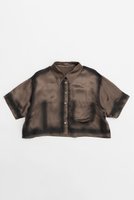 【プランク プロジェクト/PRANK PROJECT】のペイントサテンショートシャツ / Painted Satin Short Shirt 人気、トレンドファッション・服の通販 founy(ファニー) ファッション Fashion レディースファッション WOMEN トップス・カットソー Tops/Tshirt シャツ/ブラウス Shirts/Blouses ロング / Tシャツ T-Shirts おすすめ Recommend サテン Satin ショート Short シルク Silk スリーブ Sleeve マキシ Maxi ワイド Wide 夏 Summer |ID:prp329100003955088