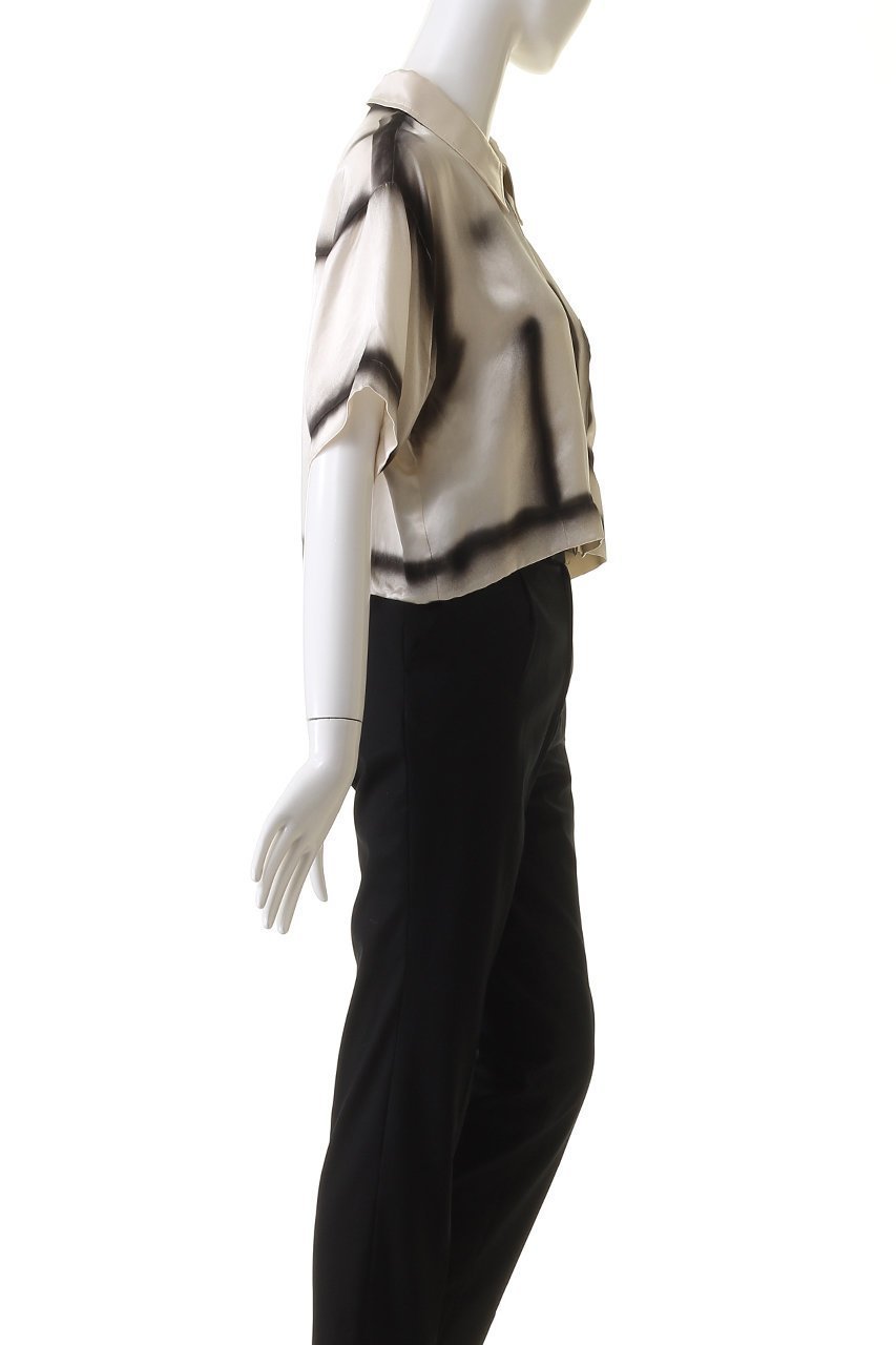 【プランク プロジェクト/PRANK PROJECT】のペイントサテンショートシャツ / Painted Satin Short Shirt 人気、トレンドファッション・服の通販 founy(ファニー) 　ファッション　Fashion　レディースファッション　Fashion for Women　トップス・カットソー　Cut & Sew Tops　シャツ・ブラウス・オフィスカジュアル　Elegant Blouses & Button-Ups　ロングTシャツ・Tシャツ　Longline T-Shirts & Tees　おすすめ　Recommended / Our Picks　サテン　Satin, Glossy Fabric　ショート　Short, Short Length　シルク　Silk, 100% Silk　スリーブ　Sleeve, Long Sleeve / Short Sleeve　マキシ　Maxi, Full Length　ワイド　Wide, Wide Fit　夏　Summer　other-3|ID: prp329100003955088 ipo3291000000032909537