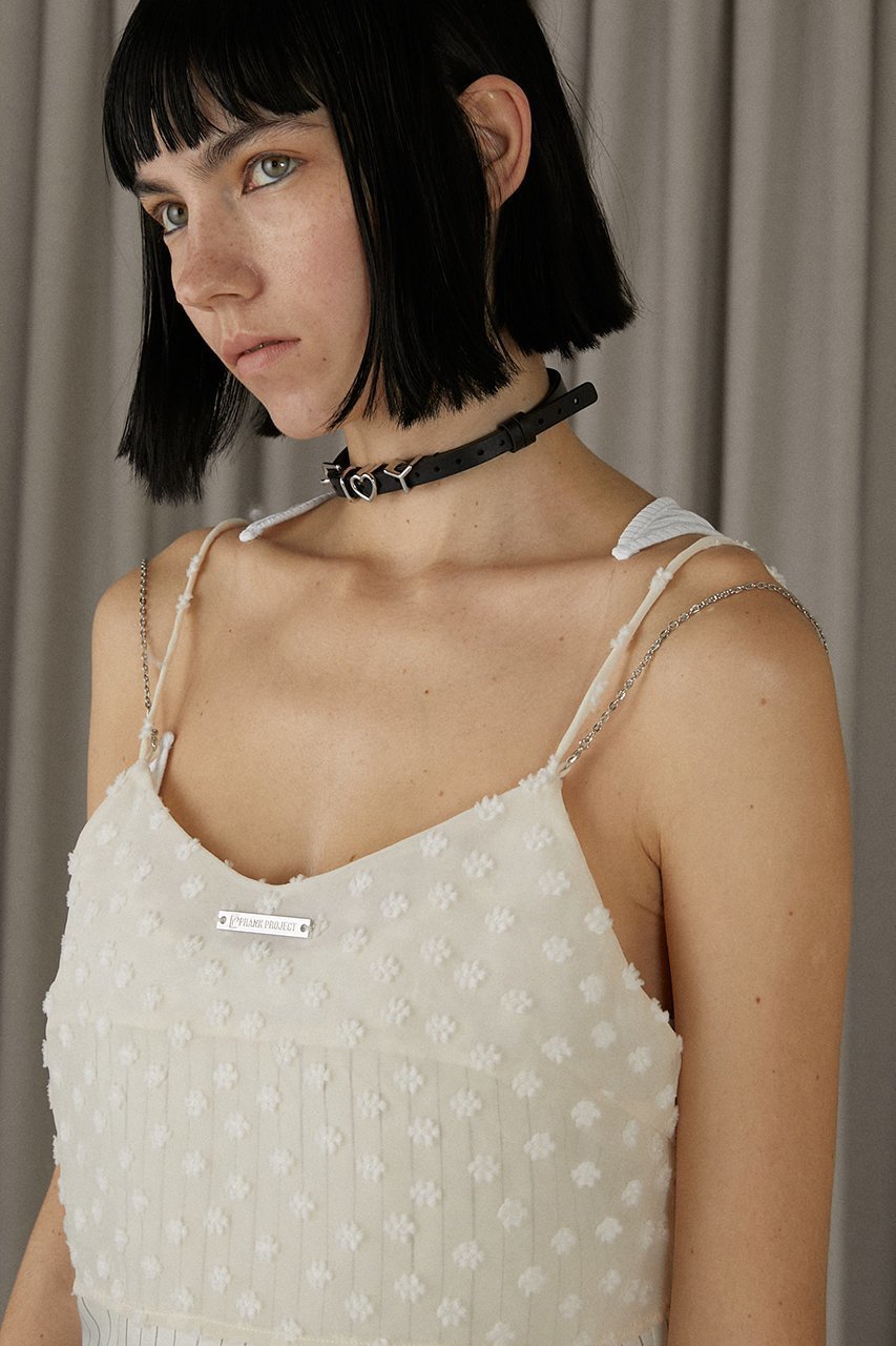 【プランク プロジェクト/PRANK PROJECT】のレイヤードブラトップ / Layered Bra Top 人気、トレンドファッション・服の通販 founy(ファニー) 　ファッション　Fashion　レディースファッション　WOMEN　トップス・カットソー　Tops/Tshirt　キャミソール / ノースリーブ　No Sleeves　シャツ/ブラウス　Shirts/Blouses　オーガンジー　Organdy　クール　Cool　サテン　Satin　ストライプ　Stripe　タンク　Tank　チェーン　Chain　デニム　Denim　ノースリーブ　No Sleeve　ビスチェ　Bustier　ラップ　Wrap　リネン　Linen　ワイド　Wide　夏　Summer　other-7|ID: prp329100003955089 ipo3291000000031457791