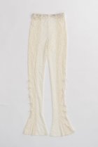 【プランク プロジェクト/PRANK PROJECT】のレースフレアレギンス / Lace Flare Leggings WHT(ホワイト)|ID: prp329100003955105 ipo3291000000032844461
