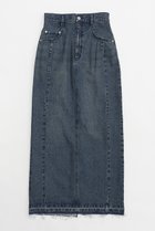 【プランク プロジェクト/PRANK PROJECT】のデニムタイトマキシスカート / Denim Tight Maxi Skirt BLU(ブルー)|ID: prp329100003955106 ipo3291000000032768882