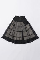 【プランク プロジェクト/PRANK PROJECT】のメッシュボリュームスカート / Mesh Voluminous Skirt BLK(ブラック)|ID:prp329100003955107
