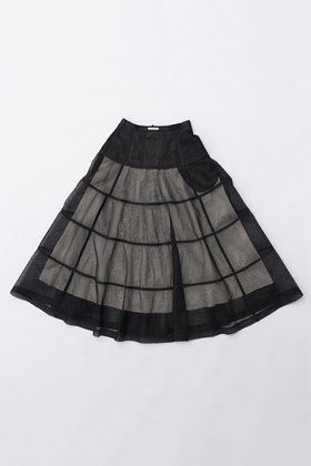 【プランク プロジェクト/PRANK PROJECT】のメッシュボリュームスカート / Mesh Voluminous Skirt 人気、トレンドファッション・服の通販 founy(ファニー) ファッション Fashion レディースファッション Fashion for Women スカート Skirts ロングスカート Long Skirts / Maxi & Midi Skirts カットソー Cut and Sewn Top スポーティ Sporty, Casual Athletic タフタ Taffeta, Structured Fabric ダブル Double, Double-Breasted ペチコート Petticoat, Underskirt メッシュ Mesh, Net Fabric ロング Long, Long-Length |ID:prp329100003955107