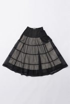 【プランク プロジェクト/PRANK PROJECT】のメッシュボリュームスカート / Mesh Voluminous Skirt 人気、トレンドファッション・服の通販 founy(ファニー) ファッション Fashion レディースファッション Fashion for Women スカート Skirts ロングスカート Long Skirts / Maxi & Midi Skirts カットソー Cut and Sewn Top スポーティ Sporty, Casual Athletic タフタ Taffeta, Structured Fabric ダブル Double, Double-Breasted ペチコート Petticoat, Underskirt メッシュ Mesh, Net Fabric ロング Long, Long-Length thumbnail BLK(ブラック)|ID: prp329100003955107 ipo3291000000032898751