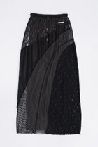 【プランク プロジェクト/PRANK PROJECT】のレースコラージュマキシスカート / Lace Collage Maxi Skirt BLK(ブラック)|ID: prp329100003955109 ipo3291000000026074869