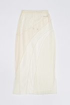 【プランク プロジェクト/PRANK PROJECT】のレースコラージュマキシスカート / Lace Collage Maxi Skirt WHT(ホワイト)|ID:prp329100003955109