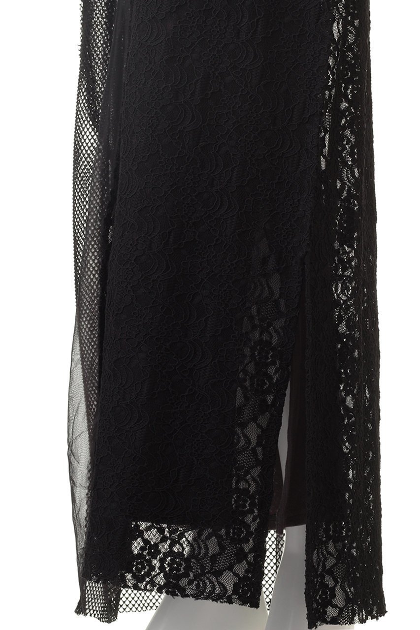 【プランク プロジェクト/PRANK PROJECT】のレースコラージュマキシスカート / Lace Collage Maxi Skirt 人気、トレンドファッション・服の通販 founy(ファニー) 　ファッション　Fashion　レディースファッション　Fashion for Women　スカート　Skirts　ロングスカート　Long Skirts / Maxi & Midi Skirts　おすすめ　Recommended / Our Picks　スウェット / スエット　Sweatshirt, Sweatwear　スニーカー　Sneakers, Trainers　チュール　Tulip, Tulip Motif　パターン　Pattern, Design Print　マキシ　Maxi, Full Length　メッシュ　Mesh, Net Fabric　レース　Lace, Lace Fabric　ロング　Long, Long-Length　other-6|ID: prp329100003955109 ipo3291000000034423814