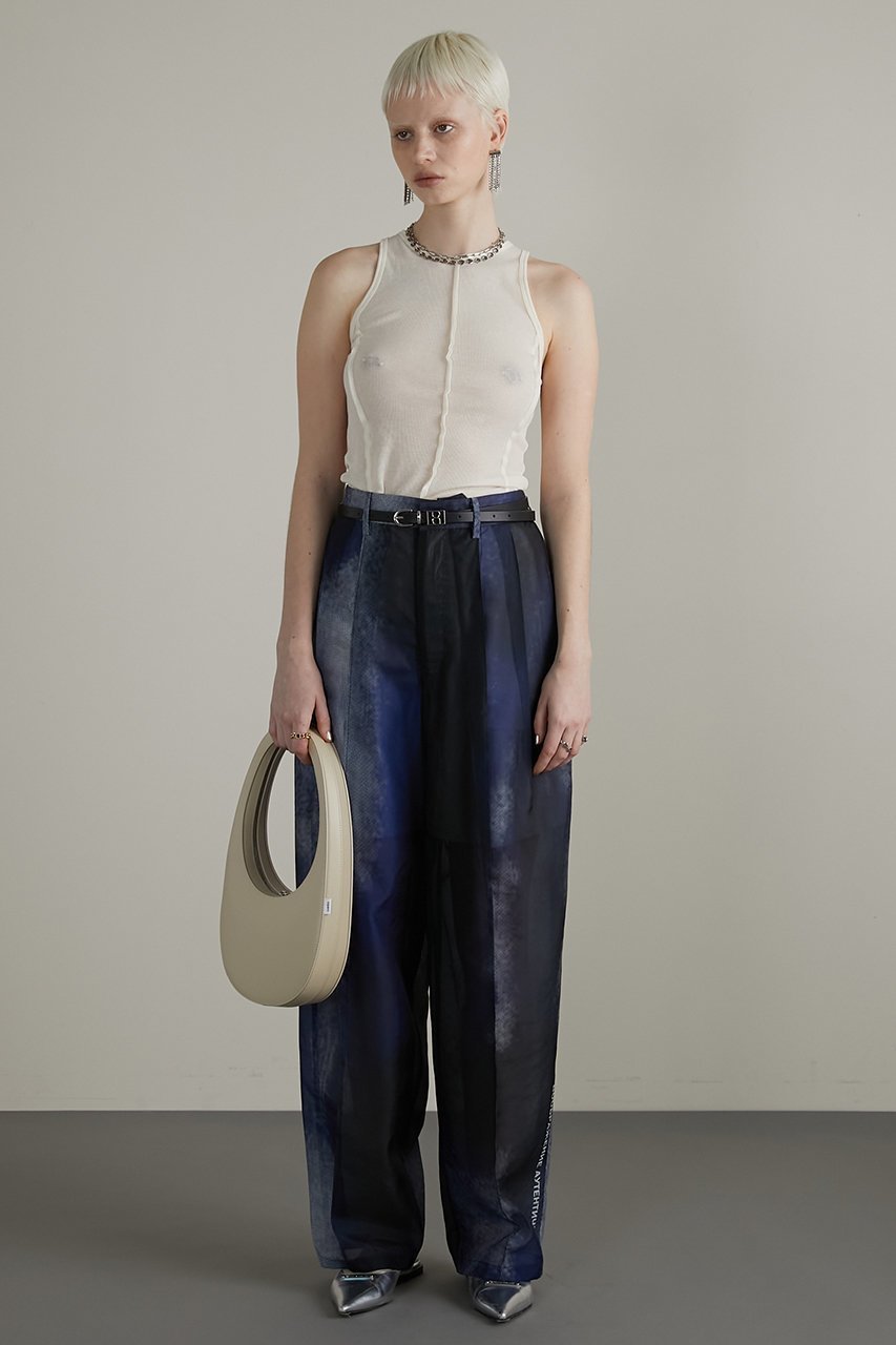 【プランク プロジェクト/PRANK PROJECT】のアブストラクトプリントパンツ / Abstract Printed Pants 人気、トレンドファッション・服の通販 founy(ファニー) 　ファッション　Fashion　レディースファッション　Fashion for Women　パンツ　Pants & Trousers　シアー　Sheer, See-Through　スラックス　Slacks, Dress Pants　セットアップ　Set-Up, Coordinated Outfit　プリント　Print, Printed Pattern　リラックス　Relax, Relaxed Fit　エレガント 上品　Elegant　other-8|ID: prp329100003955110 ipo3291000000035279747