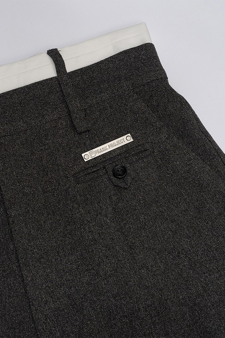 【プランク プロジェクト/PRANK PROJECT】のメランジタックボリュームパンツ / Melange Tuck Voluminous Pants 人気、トレンドファッション・服の通販 founy(ファニー) 　ファッション　Fashion　レディースファッション　Fashion for Women　パンツ　Pants & Trousers　おすすめ　Recommended / Our Picks　セットアップ　Set-Up, Coordinated Outfit　センター　Center, Center Line　タンブラー　Tumbler, Travel Mug　ネップ　Nepp, Slub Yarn　フロント　Front, Front Design　リアル　Real, Realistic　ワイド　Wide, Wide Fit　other-4|ID: prp329100003955112 ipo3291000000032807249