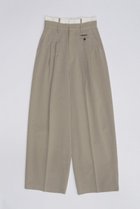 【プランク プロジェクト/PRANK PROJECT】のメランジタックボリュームパンツ / Melange Tuck Voluminous Pants BGE(ベージュ)|ID: prp329100003955112 ipo3291000000034423013