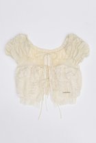 【プランク プロジェクト/PRANK PROJECT】のシャーリングパフスリーブトップ / Shirring Puff Sleeve Top WHT(ホワイト)|ID: prp329100003955119 ipo3291000000036400644