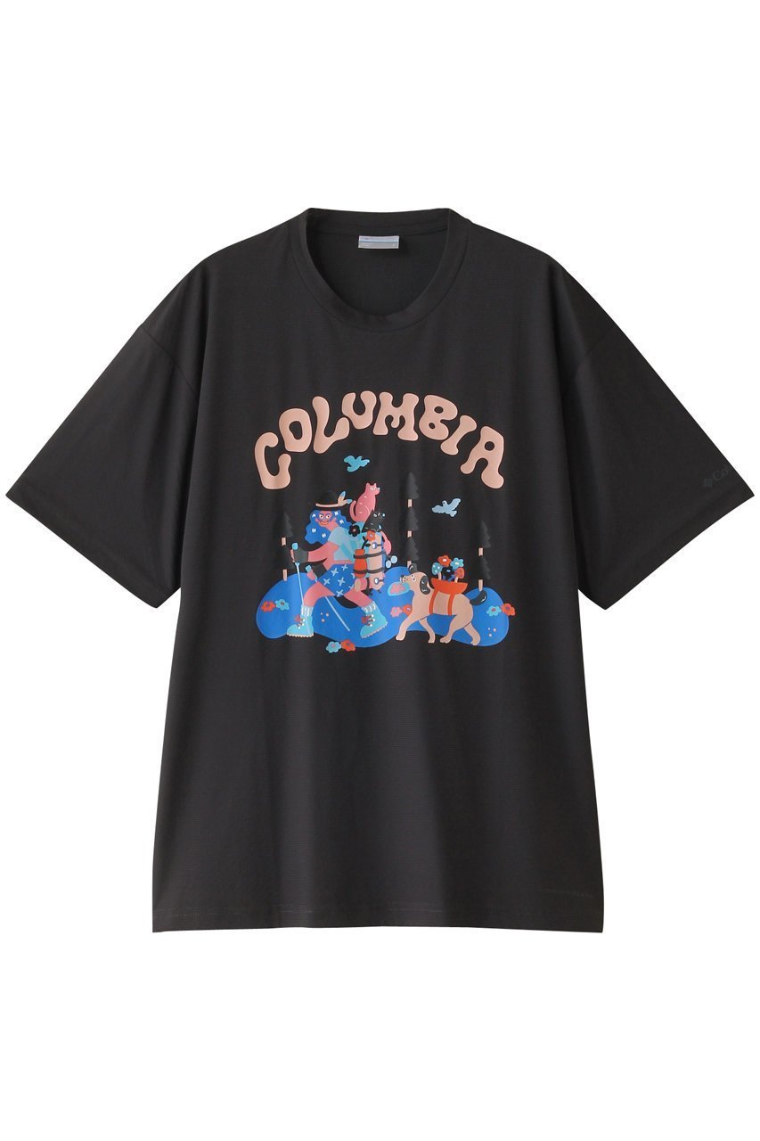 【コロンビア/Columbia / MEN】の【MEN】エンジョイマウンテンライフオムニフリーズゼロショートスリーブTシャツ インテリア・キッズ・メンズ・レディースファッション・服の通販 founy(ファニー) 　ファッション　Fashion　メンズファッション　MEN　トップス・カットソー　Tops/Tshirt/Men　シャツ　Shirts　アウトドア　Outdoor　イラスト　Illustration　カラフル　Colorful　グラフィック　Graphic　ショート　Short　スリーブ　Sleeve　夏　Summer　Shark|ID: prp329100003955138 ipo3291000000026074957