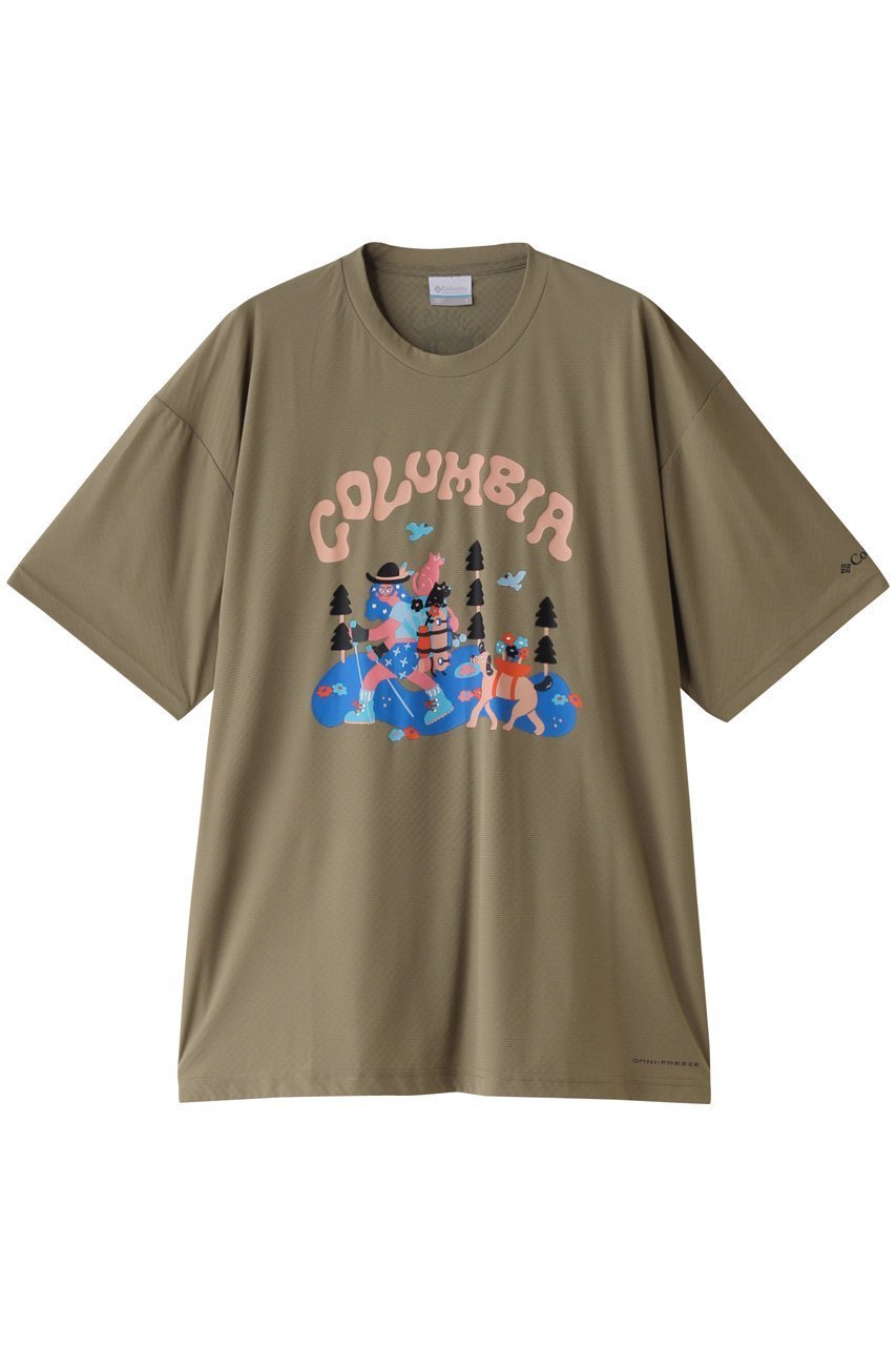【コロンビア/Columbia / MEN】の【MEN】エンジョイマウンテンライフオムニフリーズゼロショートスリーブTシャツ インテリア・キッズ・メンズ・レディースファッション・服の通販 founy(ファニー) 　ファッション　Fashion　メンズファッション　Fashion for Men　トップス・カットソー　Cut & Sew Tops　メンズシャツ　Shirts　アウトドア　Outdoor Clothing　イラスト　Illustration　カラフル　Colorful Design　グラフィック　Graphic, Graphic Design　ショート　Short, Short Length　スリーブ　Sleeve, Long Sleeve / Short Sleeve　夏　Summer　Creek|ID: prp329100003955138 ipo3291000000032805708