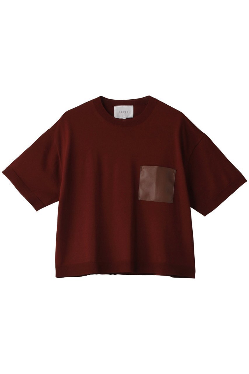 【ベイジ,/BEIGE,】のNADIA(ナディア)/トップス インテリア・キッズ・メンズ・レディースファッション・服の通販 founy(ファニー) 　ファッション　Fashion　レディースファッション　Fashion for Women　トップス・カットソー　Cut & Sew Tops　ニット　Knit Tops & Sweaters　カジュアルプルオーバー・ニットトップス　Pullovers & Knit Tops / Casual Pullovers　インナー　Innerwear　カーディガン　Cardigan, Knitwear　ジャケット　Jacket, Outerwear　ストレッチ　Stretch, Stretchy Fabric　ポケット　Pocket, Pocket Detail　洗える　Machine Washable　Burgundy x Burgundy|ID: prp329100003955157 ipo3291000000036098753