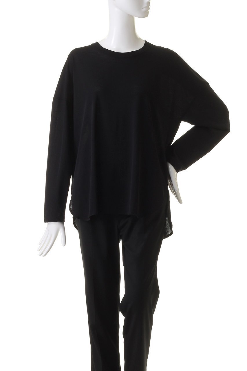 【ハウス オブ ロータス/HOUSE OF LOTUS】のフレスカロングスリーブプルオーバー 人気、トレンドファッション・服の通販 founy(ファニー) 　ファッション　Fashion　レディースファッション　Fashion for Women　トップス・カットソー　Cut & Sew Tops　シャツ・ブラウス・オフィスカジュアル　Elegant Blouses & Button-Ups　ロングTシャツ・Tシャツ　Longline T-Shirts & Tees　カジュアルプルオーバー・ニットトップス　Pullovers & Knit Tops / Casual Pullovers　カットソー・ベーシックTシャツ　Cut-and-Sewn Tops / Stretch Tees & Basics　シンプル　Simple, Minimal　スリット　Slit, Slit Detail　スリーブ　Sleeve, Long Sleeve / Short Sleeve　リラックス　Relax, Relaxed Fit　ロング　Long, Long-Length　人気　Popular, Best Seller　今季　This Season, Current Season　定番　Standard, Basic Item　other-2|ID: prp329100003955163 ipo3291000000034952244