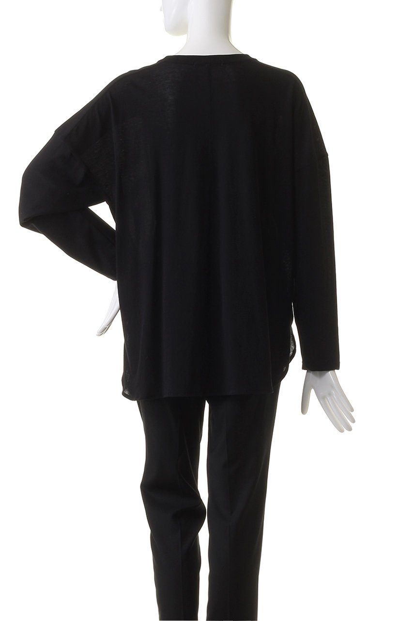 【ハウス オブ ロータス/HOUSE OF LOTUS】のフレスカロングスリーブプルオーバー 人気、トレンドファッション・服の通販 founy(ファニー) 　ファッション　Fashion　レディースファッション　Fashion for Women　トップス・カットソー　Cut & Sew Tops　シャツ・ブラウス・オフィスカジュアル　Elegant Blouses & Button-Ups　ロングTシャツ・Tシャツ　Longline T-Shirts & Tees　カジュアルプルオーバー・ニットトップス　Pullovers & Knit Tops / Casual Pullovers　カットソー・ベーシックTシャツ　Cut-and-Sewn Tops / Stretch Tees & Basics　シンプル　Simple, Minimal　スリット　Slit, Slit Detail　スリーブ　Sleeve, Long Sleeve / Short Sleeve　リラックス　Relax, Relaxed Fit　ロング　Long, Long-Length　人気　Popular, Best Seller　今季　This Season, Current Season　定番　Standard, Basic Item　other-4|ID: prp329100003955163 ipo3291000000034952249