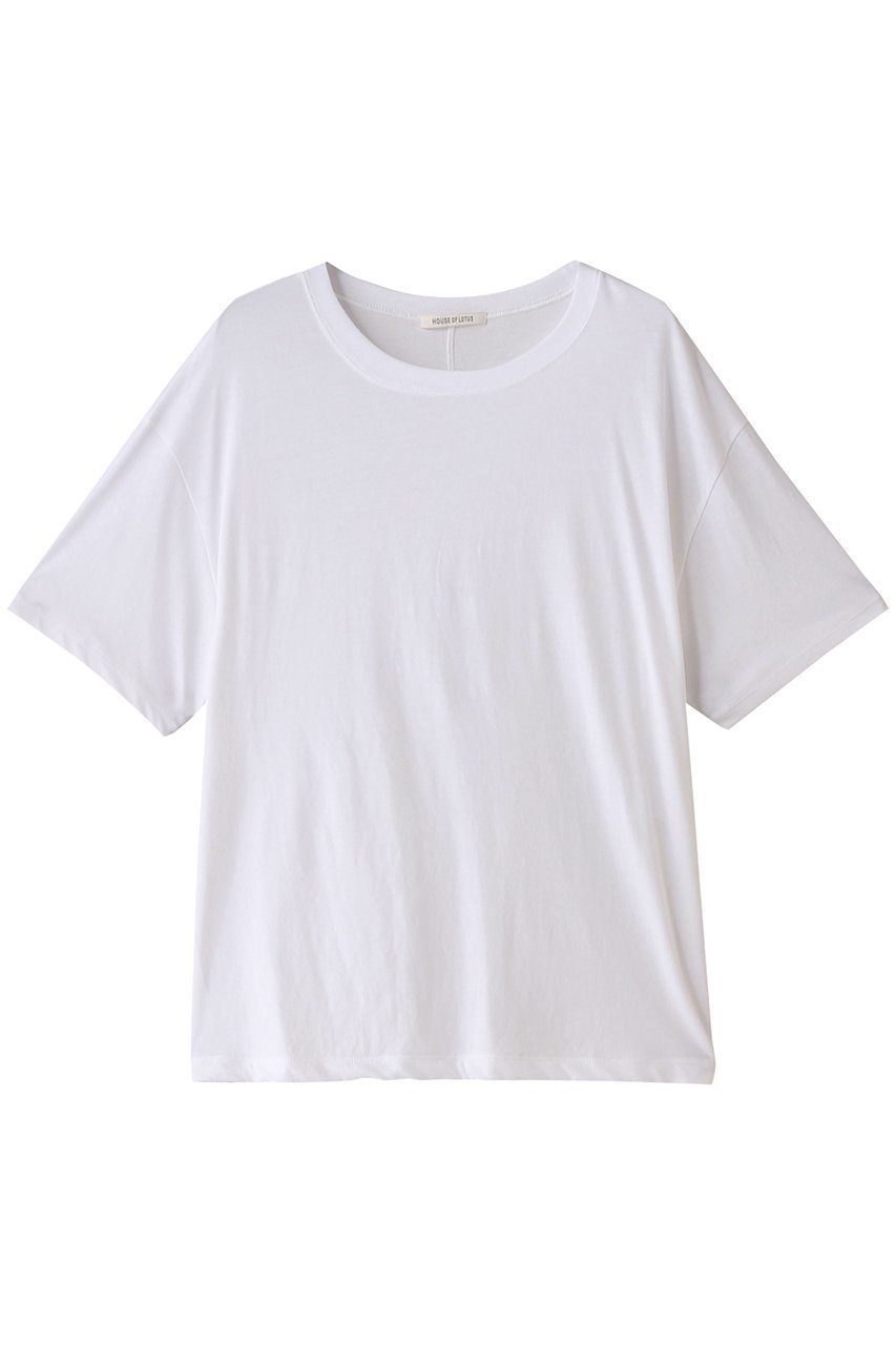 【ハウス オブ ロータス/HOUSE OF LOTUS】のフレスカショートスリーブプルオーバー 人気、トレンドファッション・服の通販 founy(ファニー) 　ファッション　Fashion　レディースファッション　Fashion for Women　トップス・カットソー　Cut & Sew Tops　シャツ・ブラウス・オフィスカジュアル　Elegant Blouses & Button-Ups　ロングTシャツ・Tシャツ　Longline T-Shirts & Tees　カジュアルプルオーバー・ニットトップス　Pullovers & Knit Tops / Casual Pullovers　カットソー・ベーシックTシャツ　Cut-and-Sewn Tops / Stretch Tees & Basics　インナー　Innerwear　キャミワンピース　Cami Dress, Slip Dress　ショート　Short, Short Length　シンプル　Simple, Minimal　ジャケット　Jacket, Outerwear　スリーブ　Sleeve, Long Sleeve / Short Sleeve　ボトム　Bottoms, Lower Wear　夏　Summer　定番　Standard, Basic Item　 other-1|ID: prp329100003955164 ipo3291000000032937151