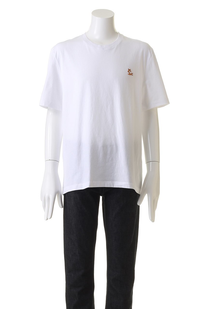 【メゾン キツネ/MAISON KITSUNE / MEN】の【MEN】CHILLAX FOX PATCH レギュラー Tシャツ 人気、トレンドファッション・服の通販 founy(ファニー) 　ファッション　Fashion　メンズファッション　Fashion for Men　トップス・カットソー　Cut & Sew Tops　メンズシャツ　Shirts　ショート　Short, Short Length　シンプル　Simple, Minimal　スウェット / スエット　Sweatshirt, Sweatwear　スリーブ　Sleeve, Long Sleeve / Short Sleeve　デニム　Denim, Jeans Material　リラックス　Relax, Relaxed Fit　レギュラー　Regular, Standard Fit　ワンポイント　One Point, Statement Accent　other-2|ID: prp329100003956509 ipo3291000000032937465