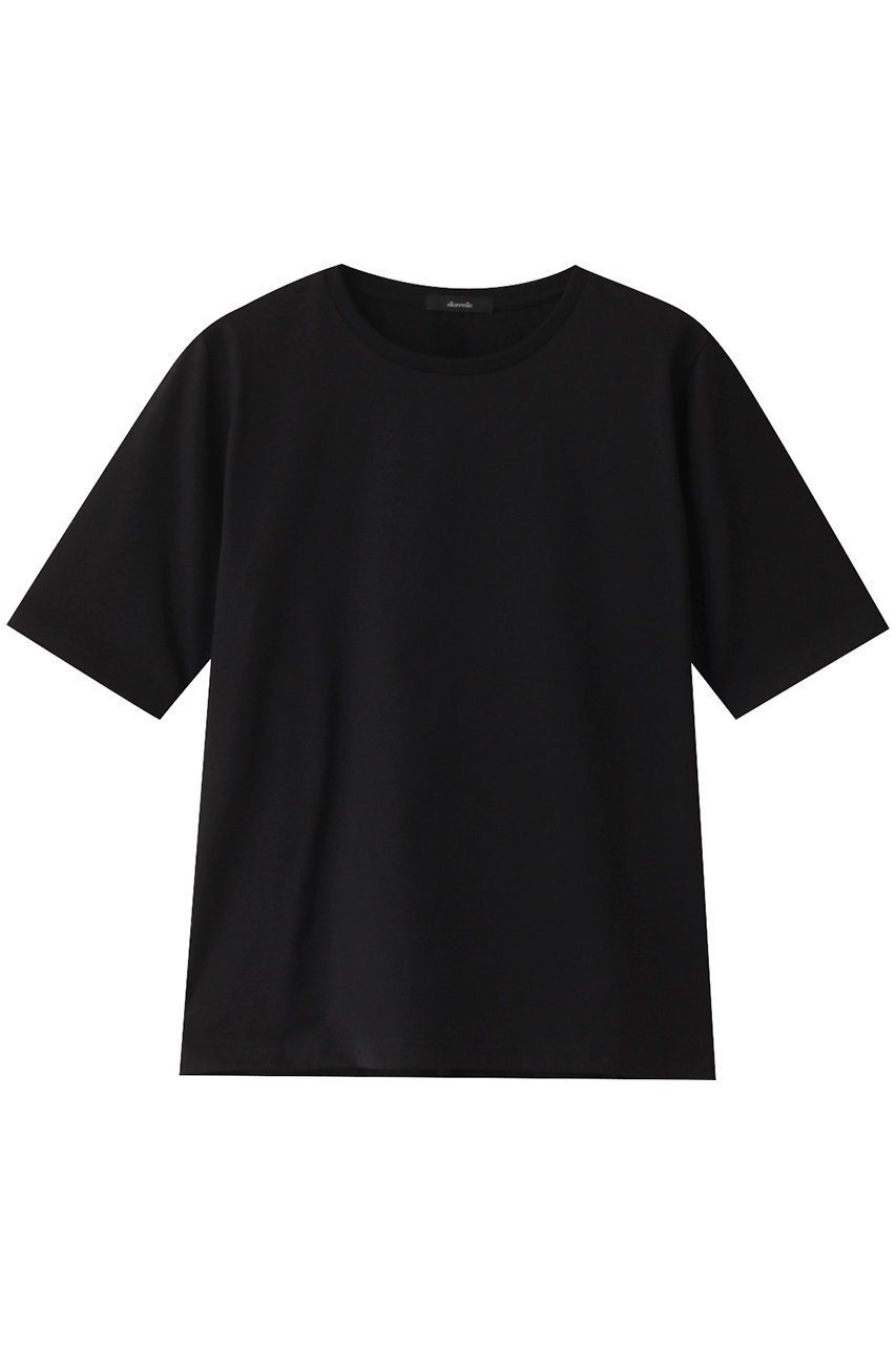 【アルアバイル/allureville】のBASIC T インテリア・キッズ・メンズ・レディースファッション・服の通販 founy(ファウニー) 　ファッション　Fashion　レディースファッション　Fashion for Women　トップス・カットソー　Cut & Sew Tops　シャツ・ブラウス・オフィスカジュアル　Elegant Blouses & Button-Ups　ロングTシャツ・Tシャツ　Longline T-Shirts & Tees　カットソー・ベーシックTシャツ　Cut-and-Sewn Tops / Stretch Tees & Basics　インナー　Innerwear　コンパクト　Compact, Small Size　ショート　Short, Short Length　シンプル　Simple, Minimal　スリーブ　Sleeve, Long Sleeve / Short Sleeve　ベーシック　Basic, Essential　ブラック|ID: prp329100003956535 ipo3291000000036986451