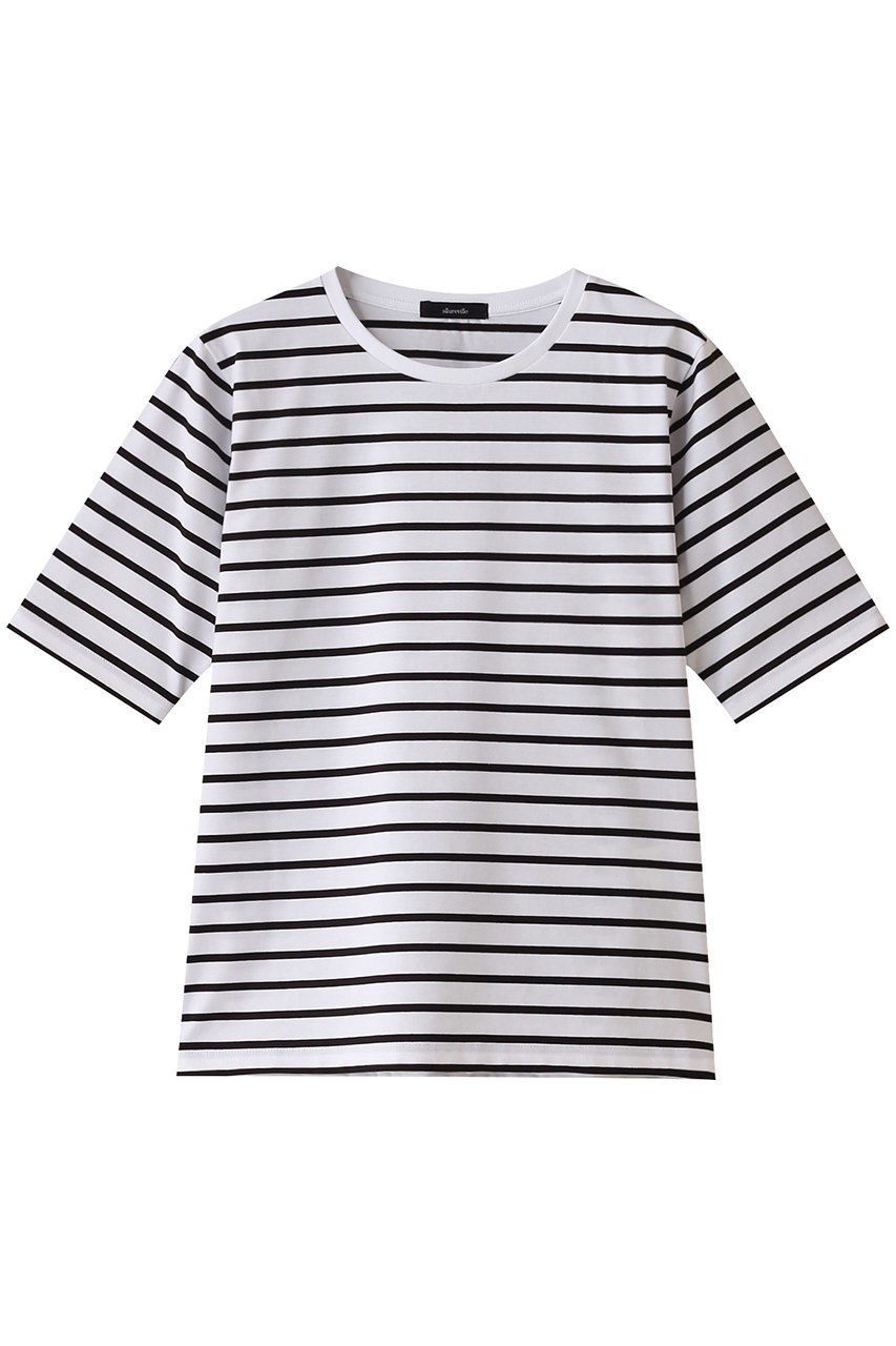 【アルアバイル/allureville】のBASIC T インテリア・キッズ・メンズ・レディースファッション・服の通販 founy(ファウニー) 　ファッション　Fashion　レディースファッション　Fashion for Women　トップス・カットソー　Cut & Sew Tops　シャツ・ブラウス・オフィスカジュアル　Elegant Blouses & Button-Ups　ロングTシャツ・Tシャツ　Longline T-Shirts & Tees　カットソー・ベーシックTシャツ　Cut-and-Sewn Tops / Stretch Tees & Basics　インナー　Innerwear　コンパクト　Compact, Small Size　ショート　Short, Short Length　シンプル　Simple, Minimal　スリーブ　Sleeve, Long Sleeve / Short Sleeve　ベーシック　Basic, Essential　ブラック系|ID: prp329100003956535 ipo3291000000036986453
