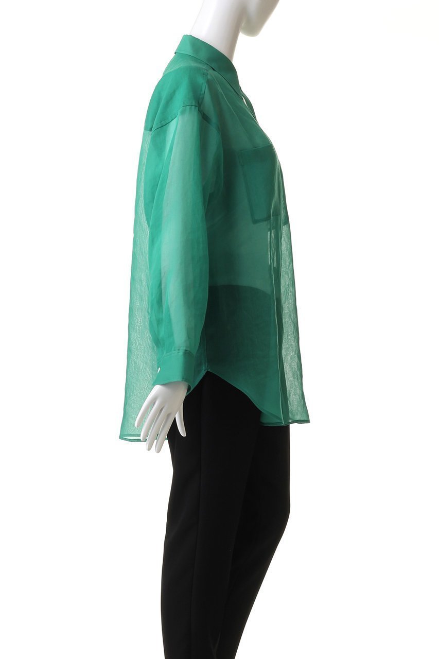 【アルアバイル/allureville】のオーガンジーシアーシャツ 人気、トレンドファッション・服の通販 founy(ファニー) 　ファッション　Fashion　レディースファッション　Fashion for Women　トップス・カットソー　Cut & Sew Tops　シャツ・ブラウス・オフィスカジュアル　Elegant Blouses & Button-Ups　おすすめ　Recommended / Our Picks　オーガンジー　Organza Fabric　シアー　Sheer, See-Through　スリーブ　Sleeve, Long Sleeve / Short Sleeve　パーティ　Party, Party Style　ロング　Long, Long-Length　夏　Summer　春　Spring　S/S・春夏　SS, Spring/Summer, Warm Season　other-3|ID: prp329100003956562 ipo3291000000032909458