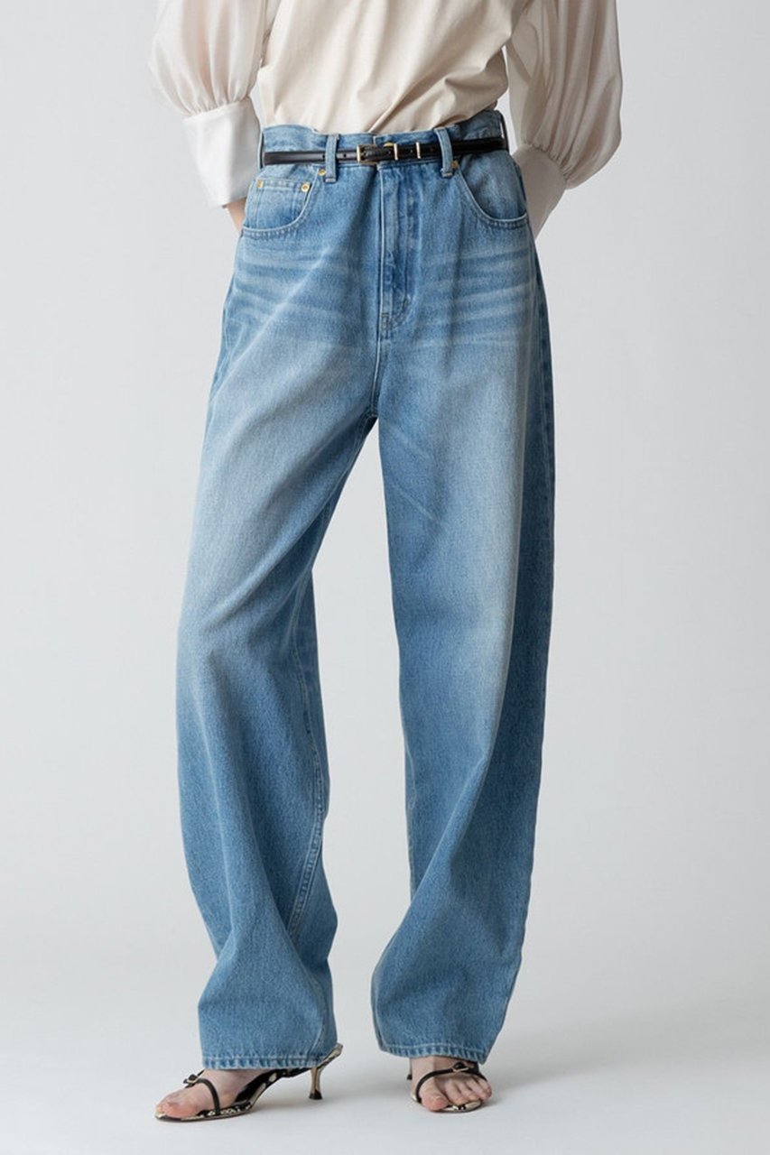 【アルアバイル/allureville】のデニムオーバルラインPT B 人気、トレンドファッション・服の通販 founy(ファニー) 　ファッション　Fashion　レディースファッション　Fashion for Women　パンツ　Pants & Trousers　デニムパンツ・ジーンズ・美脚デニム　Denim Jeans & Pants　オーバル　Oval Design　ショート　Short, Short Length　タートルネック　Turtleneck, High Neck　デニム　Denim, Jeans Material　フィット　Fit, Slim Fit　other-6|ID: prp329100003958016 ipo3291000000032935123