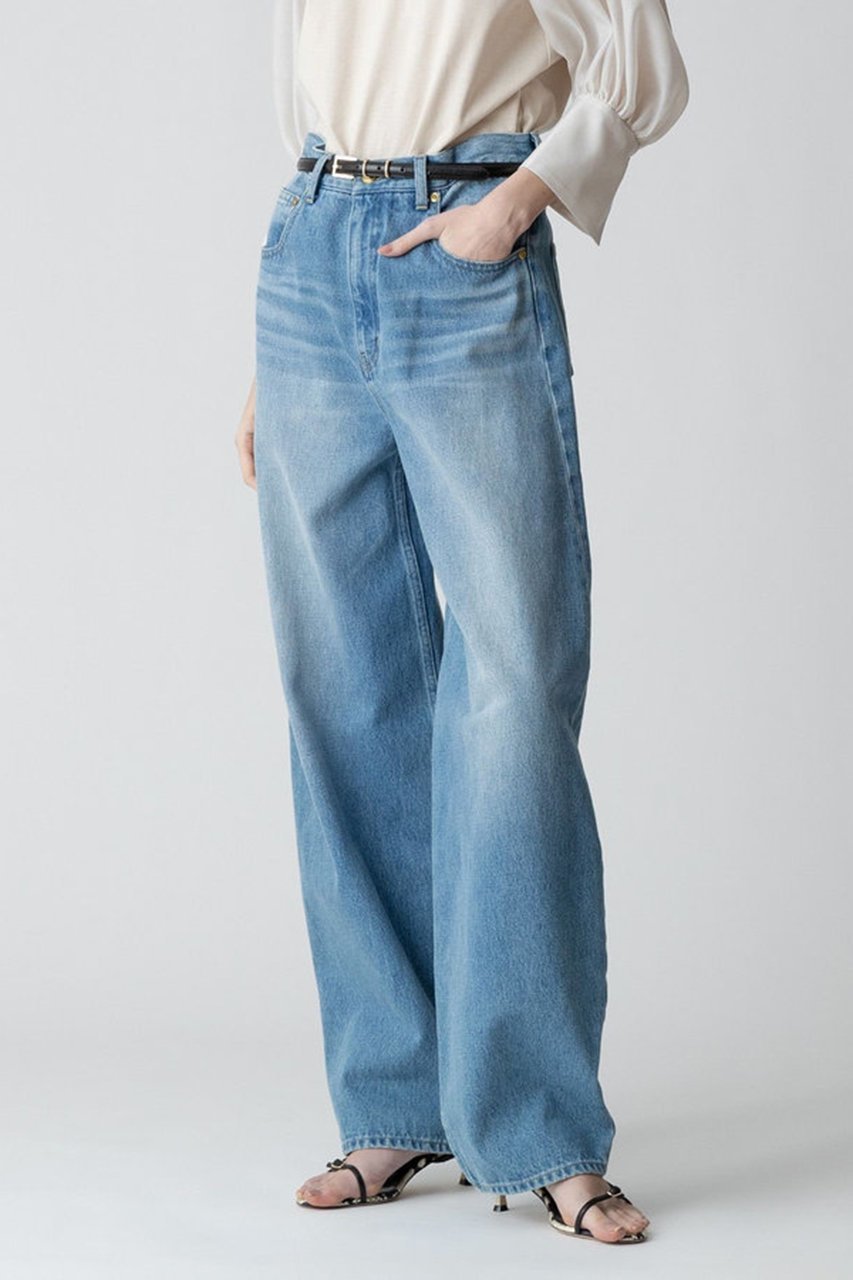 【アルアバイル/allureville】のデニムオーバルラインPT B 人気、トレンドファッション・服の通販 founy(ファニー) 　ファッション　Fashion　レディースファッション　Fashion for Women　パンツ　Pants & Trousers　デニムパンツ・ジーンズ・美脚デニム　Denim Jeans & Pants　オーバル　Oval Design　ショート　Short, Short Length　タートルネック　Turtleneck, High Neck　デニム　Denim, Jeans Material　フィット　Fit, Slim Fit　other-7|ID: prp329100003958016 ipo3291000000032935136