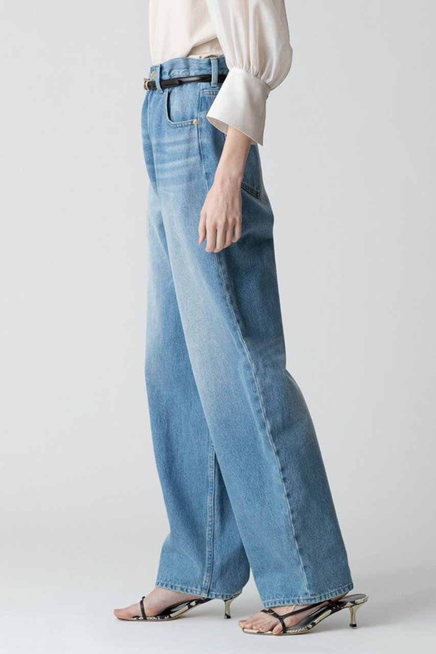 【アルアバイル/allureville】のデニムオーバルラインPT B 人気、トレンドファッション・服の通販 founy(ファニー) 　ファッション　Fashion　レディースファッション　Fashion for Women　パンツ　Pants & Trousers　デニムパンツ・ジーンズ・美脚デニム　Denim Jeans & Pants　オーバル　Oval Design　ショート　Short, Short Length　タートルネック　Turtleneck, High Neck　デニム　Denim, Jeans Material　フィット　Fit, Slim Fit　other-8|ID: prp329100003958016 ipo3291000000032935144
