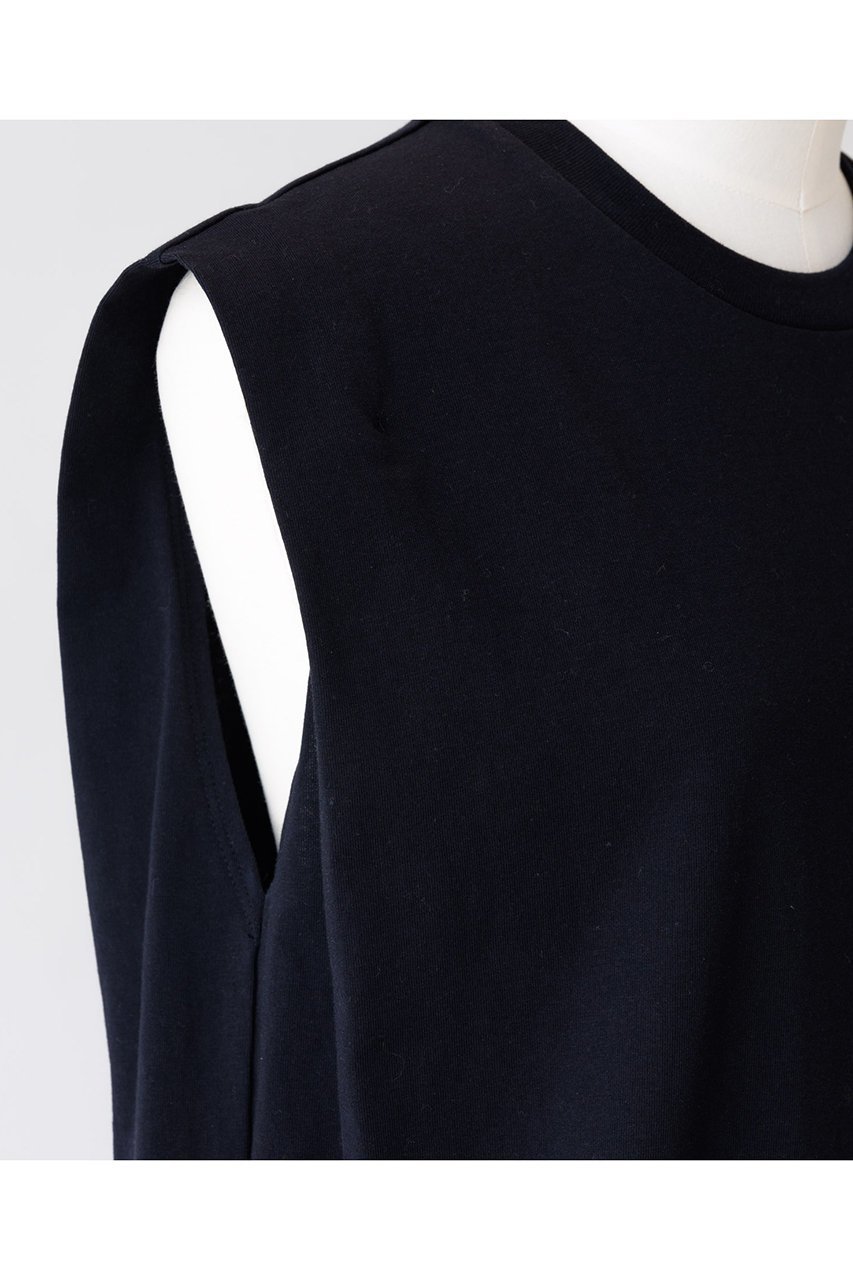 【デザイン ワークス/DESIGN WORKS】の【BEAUVET】タフタレースワンピース 人気、トレンドファッション・服の通販 founy(ファニー) 　ファッション　Fashion　レディースファッション　Fashion for Women　ワンピース　Dresses　チュニック　Tunic Tops & Dresses　エレガント 上品　Elegant　コンビ　Combo, Combination Style　スリット　Slit, Slit Detail　チュニック　Tunic, Long Top　ドレス　Dress, One-Piece　ノースリーブ　Sleeveless, No-Sleeve　other-5|ID: prp329100003960606 ipo3291000000032915157