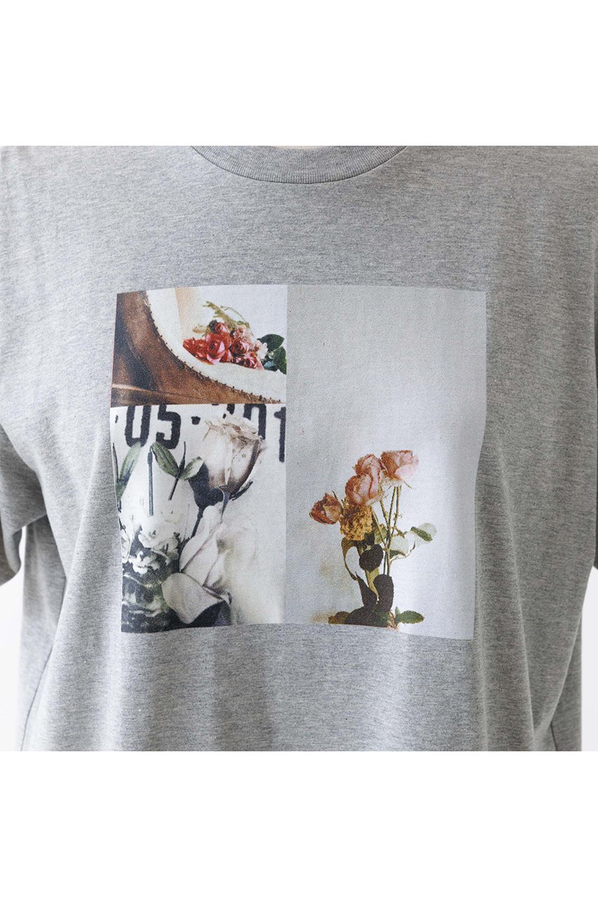 【デザイン ワークス/DESIGN WORKS】の【BEAUVET】フラワーフォトTシャツ 人気、トレンドファッション・服の通販 founy(ファニー) 　ファッション　Fashion　レディースファッション　Fashion for Women　トップス・カットソー　Cut & Sew Tops　シャツ・ブラウス・オフィスカジュアル　Elegant Blouses & Button-Ups　ロングTシャツ・Tシャツ　Longline T-Shirts & Tees　カットソー・ベーシックTシャツ　Cut-and-Sewn Tops / Stretch Tees & Basics　ショート　Short, Short Length　スリーブ　Sleeve, Long Sleeve / Short Sleeve　フラワー　Flower, Floral　プリント　Print, Printed Pattern　other-6|ID: prp329100003960611 ipo3291000000032938844