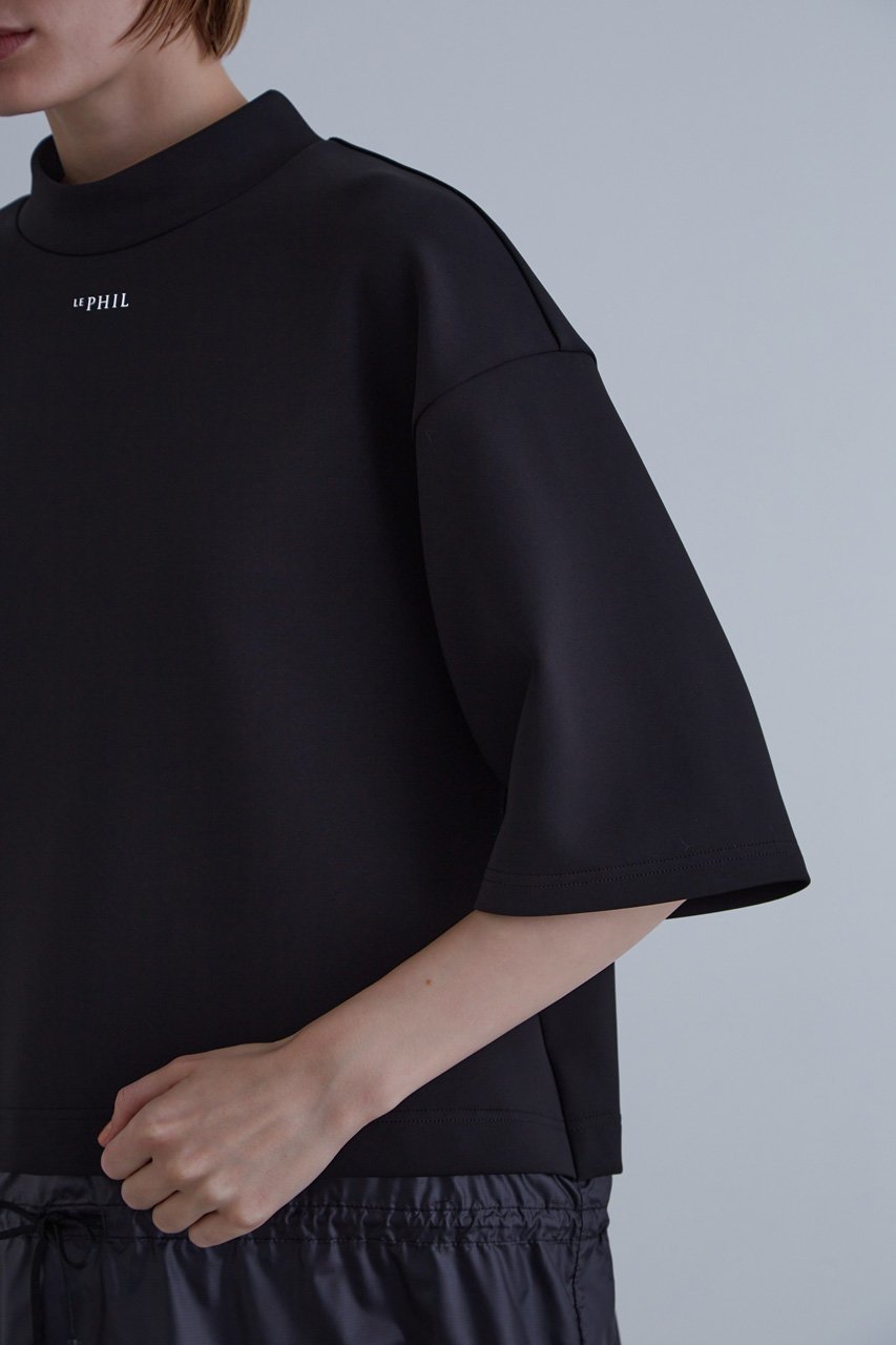 【ル フィル/LE PHIL】の《LE PHIL SPORTS》ストレッチダンボールモックネックT 人気、トレンドファッション・服の通販 founy(ファニー) 　ファッション　Fashion　レディースファッション　Ladies' Fashion Online　トップス・カットソー　Tops/Tshirt　シャツ/ブラウス　Shirts/Blouses　ロング / Tシャツ　T-Shirts　カットソー　Cut and Sewn　ショート　Short　スタンド　Stand　ストレッチ　Stretch　スポーツ　Sports　スリーブ　Sleeve　メンズ　Mens　再入荷　Restock/Back In Stock/Re Arrival　吸水　Water Absorption　other-3|ID: prp329100003962017 ipo3291000000032684256
