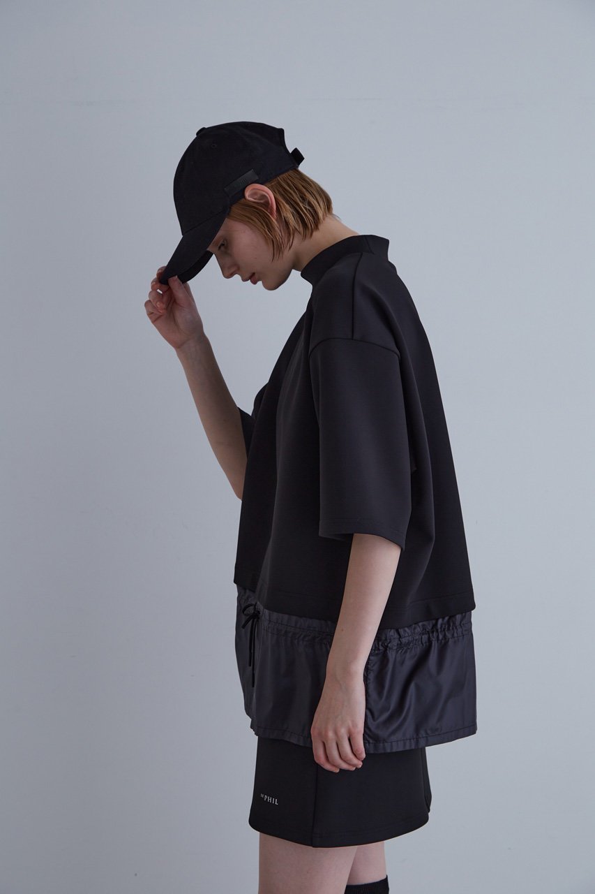 【ル フィル/LE PHIL】の《LE PHIL SPORTS》ストレッチダンボールモックネックT 人気、トレンドファッション・服の通販 founy(ファニー) 　ファッション　Fashion　レディースファッション　Ladies' Fashion Online　トップス・カットソー　Tops/Tshirt　シャツ/ブラウス　Shirts/Blouses　ロング / Tシャツ　T-Shirts　カットソー　Cut and Sewn　ショート　Short　スタンド　Stand　ストレッチ　Stretch　スポーツ　Sports　スリーブ　Sleeve　メンズ　Mens　再入荷　Restock/Back In Stock/Re Arrival　吸水　Water Absorption　other-8|ID: prp329100003962017 ipo3291000000032684261