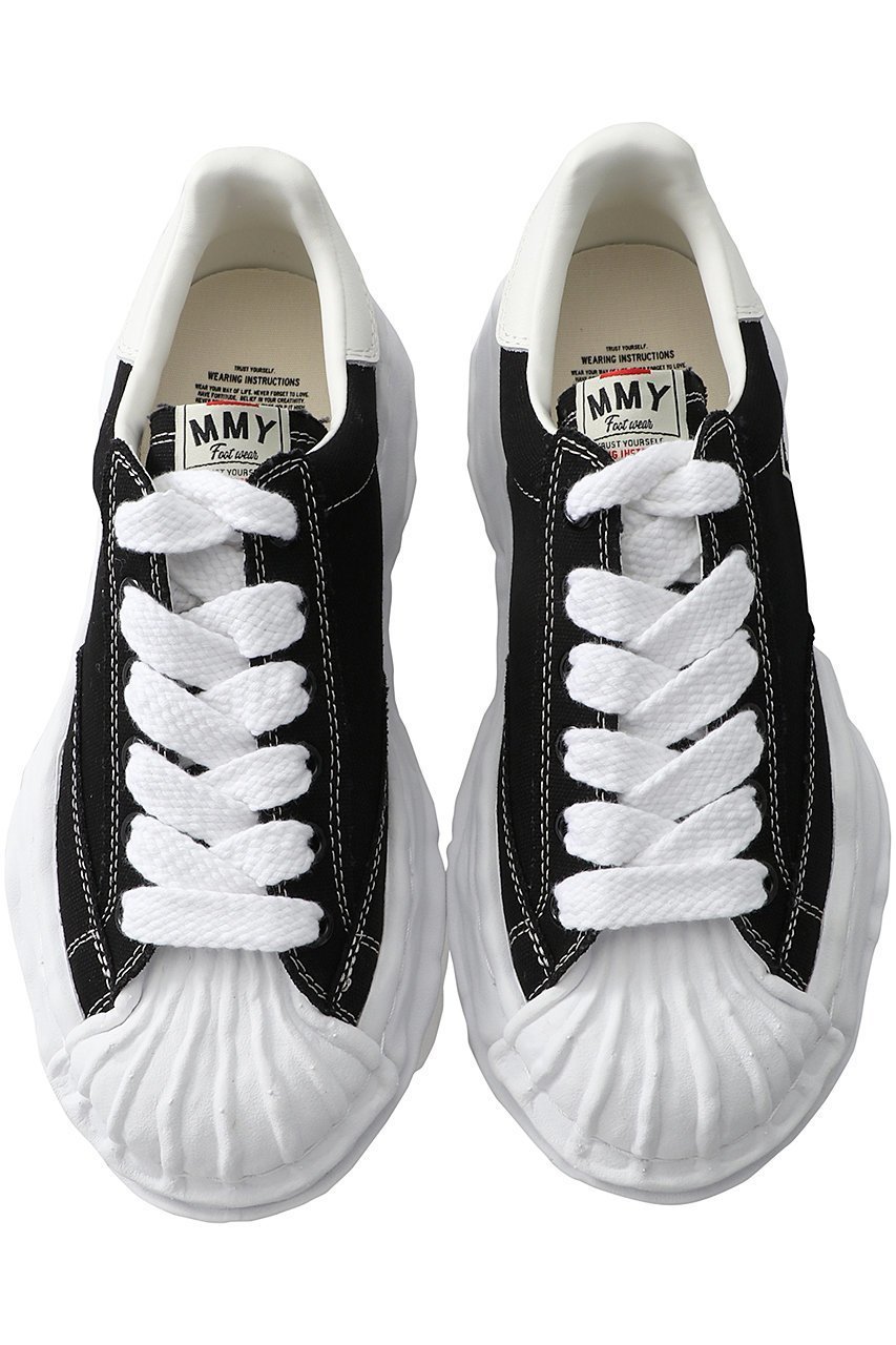 【メゾン ミハラヤスヒロ/Maison MIHARA YASUHIRO】の【UNISEX】【Maison MIHARA YASUHIRO】BLAKEY LOW オリジナルソール キャンバス ロートップスニーカー 人気、トレンドファッション・服の通販 founy(ファニー) 　ファッション　Fashion　レディースファッション　Fashion for Women　トップス・カットソー　Cut & Sew Tops　ユニセックス　Unisex, Genderless　オケージョン　Occasion Wear　キャンバス　Canvas, Canvas Fabric　スニーカー　Sneakers, Trainers　レース　Lace, Lace Fabric　人気　Popular, Best Seller　other-2|ID: prp329100003962029 ipo3291000000032879360