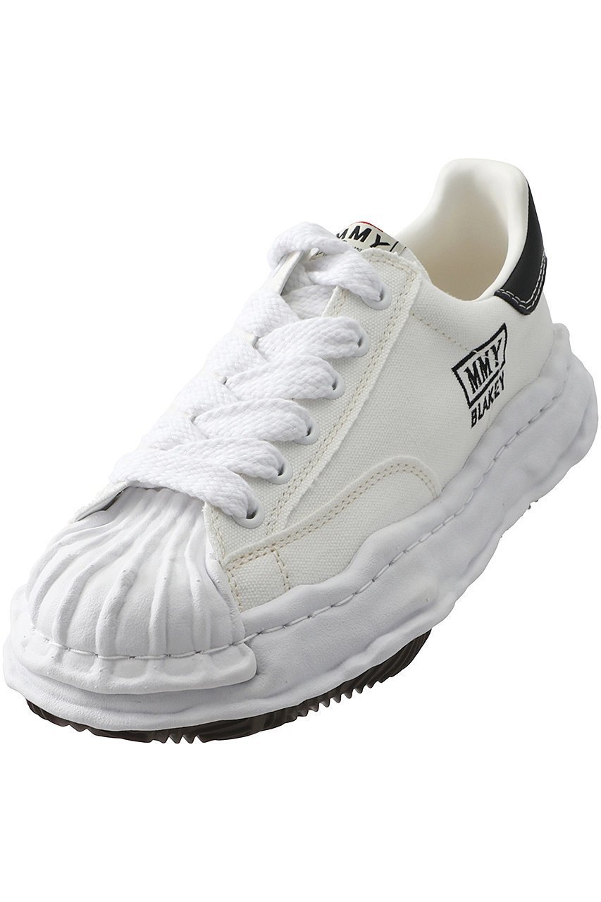 【メゾン ミハラヤスヒロ/Maison MIHARA YASUHIRO】の【UNISEX】BLAKEY オリジナルソール キャンバス ロートップ スニーカー インテリア・キッズ・メンズ・レディースファッション・服の通販 founy(ファニー) 　ファッション　Fashion　レディースファッション　Fashion for Women　ユニセックス　Unisex, Genderless　オケージョン　Occasion Wear　キャンバス　Canvas, Canvas Fabric　スニーカー　Sneakers, Trainers　レース　Lace, Lace Fabric　人気　Popular, Best Seller　ホワイト|ID: prp329100003962029 ipo3291000000036229501