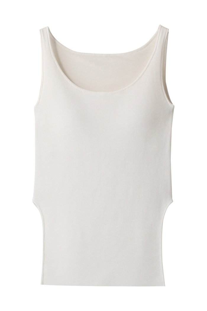 【リムアーク/RIM.ARK】のOval line padset tank/タンクトップ インテリア・キッズ・メンズ・レディースファッション・服の通販 founy(ファニー) https://founy.com/ ファッション Fashion レディースファッション Fashion for Women トップス・カットソー Cut & Sew Tops キャミソール&ノースリーブ Camisoles & Sleeveless Tops シャツ・ブラウス・オフィスカジュアル Elegant Blouses & Button-Ups ロングTシャツ・Tシャツ Longline T-Shirts & Tees カットソー・ベーシックTシャツ Cut-and-Sewn Tops / Stretch Tees & Basics インナー Innerwear キャミソール Camisole, Spaghetti Strap Top サマー Summer, Summer Style スリット Slit, Slit Detail タンク Tank Top, Sleeveless Top |ID: prp329100003962042 ipo3291000000036116532