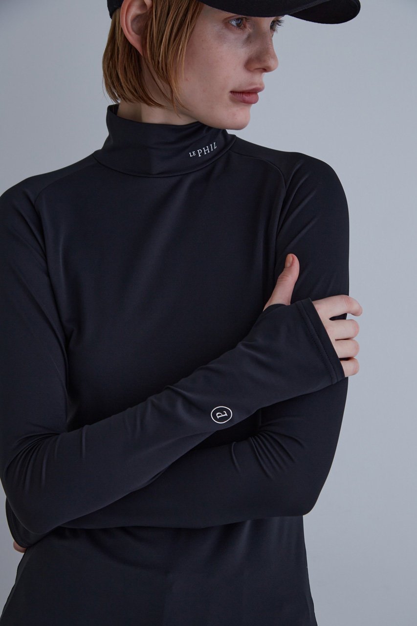 【ル フィル/LE PHIL】の【LE PHIL SPORTS】ハイストレッチモックネックT 人気、トレンドファッション・服の通販 founy(ファニー) 　ファッション　Fashion　レディースファッション　Fashion for Women　トップス・カットソー　Cut & Sew Tops　シャツ・ブラウス・オフィスカジュアル　Elegant Blouses & Button-Ups　ロングTシャツ・Tシャツ　Longline T-Shirts & Tees　カットソー・ベーシックTシャツ　Cut-and-Sewn Tops / Stretch Tees & Basics　なめらか　Smooth, Silky Texture　ストレッチ　Stretch, Stretchy Fabric　スリーブ　Sleeve, Long Sleeve / Short Sleeve　ロング　Long, Long-Length　吸水　Absorbent, Quick-Dry　other-5|ID: prp329100003962049 ipo3291000000032807615