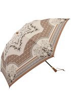 【マニプリ/manipuri】のプリント折傘(晴雨兼用) ブラウン(レリーフ)|ID:prp329100003962061