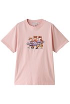 【メゾン キツネ/MAISON KITSUNE】のSURFING FOXES RELAXED Tシャツ ミルクセーキ|ID:prp329100003962068