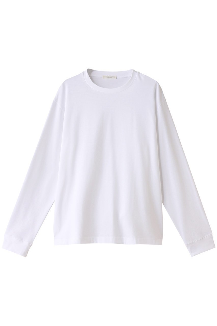 【ザ ロウ/THE ROW】のCILES R TOP インテリア・キッズ・メンズ・レディースファッション・服の通販 founy(ファニー) 　ファッション　Fashion　レディースファッション　WOMEN　トップス・カットソー　Tops/Tshirt　シャツ/ブラウス　Shirts/Blouses　ロング / Tシャツ　T-Shirts　カットソー　Cut and Sewn　ショルダー　Shoulder　シンプル　Simple　スリーブ　Sleeve　ドロップ　Drop　ボトム　Bottom　ロング　Long　定番　Standard　長袖　Long Sleeve　ホワイト|ID: prp329100003962070 ipo3291000000026116664