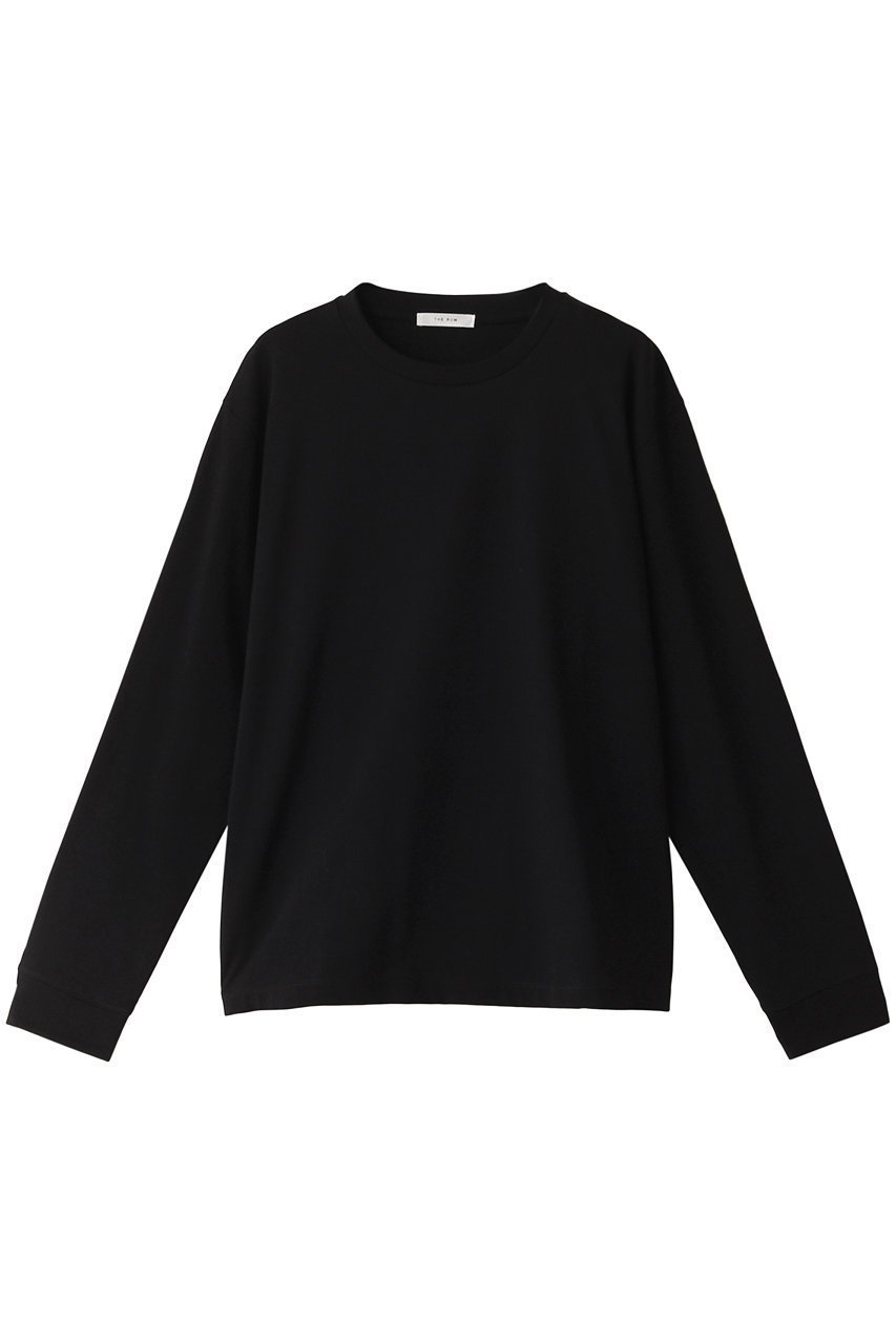 【ザ ロウ/THE ROW】のCILES R TOP インテリア・キッズ・メンズ・レディースファッション・服の通販 founy(ファニー) ファッション Fashion レディースファッション Fashion for Women トップス・カットソー Cut & Sew Tops シャツ・ブラウス・オフィスカジュアル Elegant Blouses & Button-Ups ロングTシャツ・Tシャツ Longline T-Shirts & Tees カットソー・ベーシックTシャツ Cut-and-Sewn Tops / Stretch Tees & Basics ショルダー Shoulder, Shoulder Strap シンプル Simple, Minimal スリーブ Sleeve, Long Sleeve / Short Sleeve ドロップ Drop Shoulder, Dropped Style ボトム Bottoms, Lower Wear ロング Long, Long-Length 定番 Standard, Basic Item 長袖 Long Sleeve, Full Sleeve ブラック|ID: prp329100003962070 ipo3291000000032938937