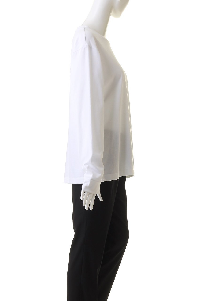 【ザ ロウ/THE ROW】のCILES R TOP 人気、トレンドファッション・服の通販 founy(ファニー) ファッション Fashion レディースファッション Fashion for Women トップス・カットソー Cut & Sew Tops シャツ・ブラウス・オフィスカジュアル Elegant Blouses & Button-Ups ロングTシャツ・Tシャツ Longline T-Shirts & Tees カットソー・ベーシックTシャツ Cut-and-Sewn Tops / Stretch Tees & Basics ショルダー Shoulder, Shoulder Strap シンプル Simple, Minimal スリーブ Sleeve, Long Sleeve / Short Sleeve ドロップ Drop Shoulder, Dropped Style ボトム Bottoms, Lower Wear ロング Long, Long-Length 定番 Standard, Basic Item 長袖 Long Sleeve, Full Sleeve other-3|ID: prp329100003962070 ipo3291000000032938959