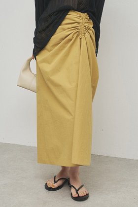 【ガリャルダガランテ/GALLARDAGALANTE】のドロストスカート 人気、トレンドファッション・服の通販 founy(ファニー) ファッション Fashion レディースファッション WOMEN スカート Skirt ロングスカート Long Skirt おすすめ Recommend イエロー Yellow ロング Long NEW・新作・新着・新入荷 New Arrivals |ID:prp329100003962077
