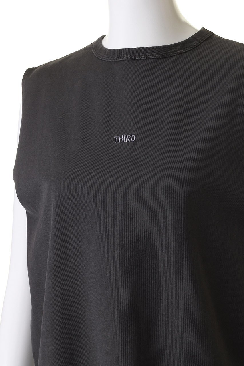 【サードマガジン/THIRD MAGAZINE】のピグメントロゴ刺繍ノースリーブトップス 人気、トレンドファッション・服の通販 founy(ファニー) 　ファッション　Fashion　レディースファッション　WOMEN　トップス・カットソー　Tops/Tshirt　キャミソール / ノースリーブ　No Sleeves　シャツ/ブラウス　Shirts/Blouses　ロング / Tシャツ　T-Shirts　カットソー　Cut and Sewn　キャミソール　Camisole　タンク　Tank　フロント　Front　other-5|ID: prp329100003962109 ipo3291000000031457223