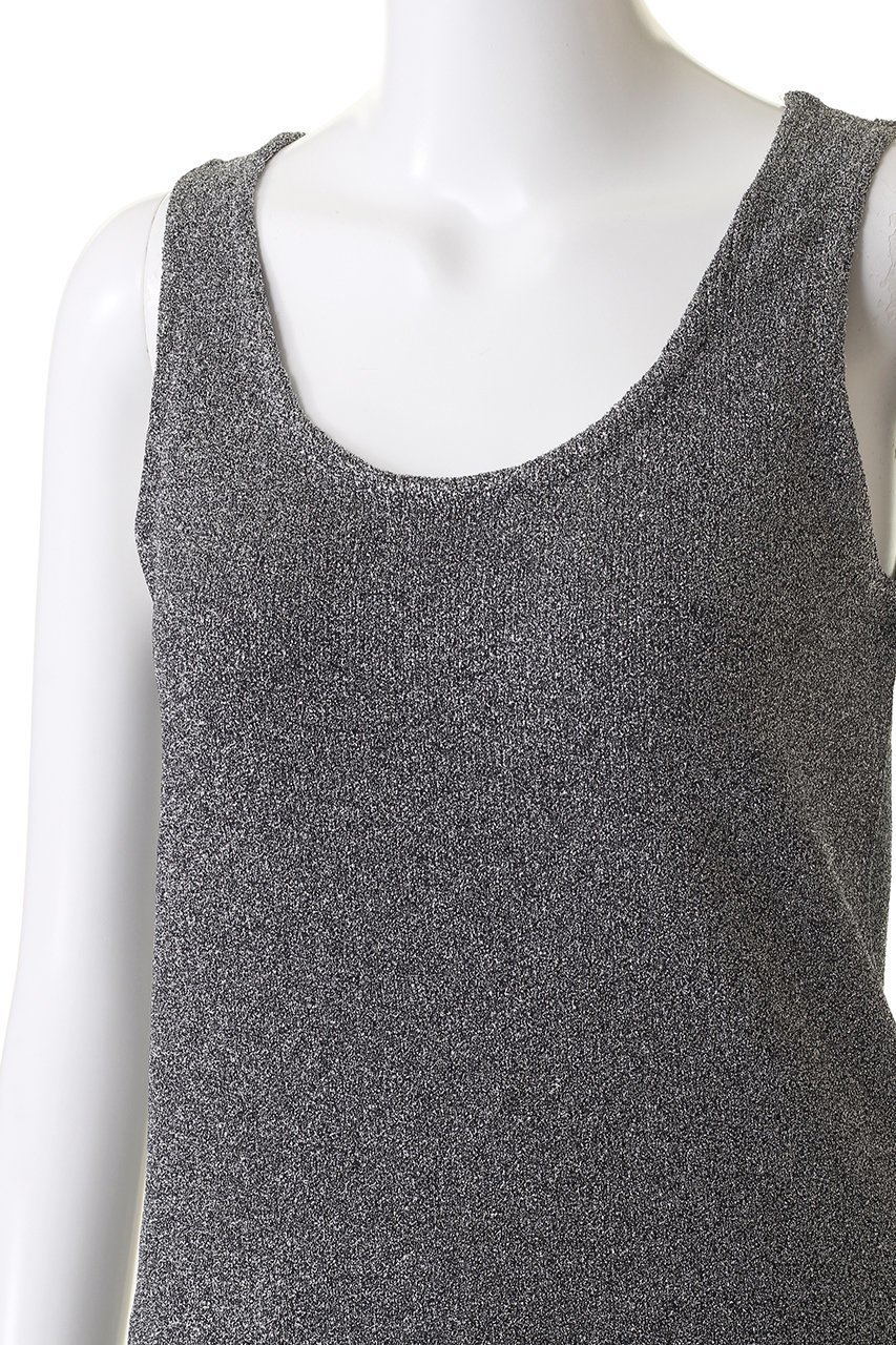 【サードマガジン/THIRD MAGAZINE】のラメニットタンクトップ 人気、トレンドファッション・服の通販 founy(ファニー) 　ファッション　Fashion　レディースファッション　Fashion for Women　トップス・カットソー　Cut & Sew Tops　ニット　Knit Tops & Sweaters　カジュアルプルオーバー・ニットトップス　Pullovers & Knit Tops / Casual Pullovers　おすすめ　Recommended / Our Picks　インナー　Innerwear　カットソー　Cut and Sewn Top　カーディガン　Cardigan, Knitwear　シルバー　Silver, Metallic Silver　ジャケット　Jacket, Outerwear　セットアップ　Set-Up, Coordinated Outfit　メタリック　Metallic, Shiny Finish　other-5|ID: prp329100003962110 ipo3291000000035372411