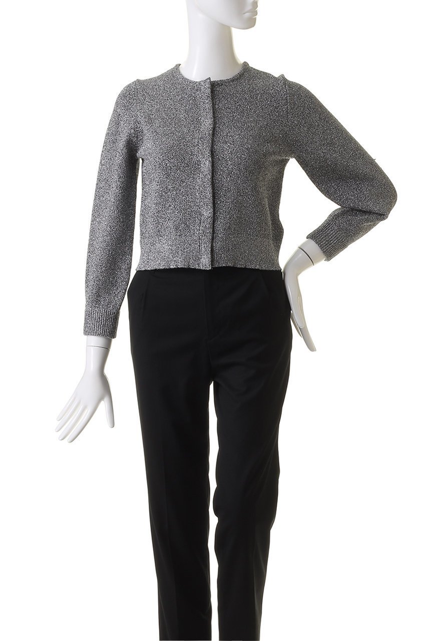 【サードマガジン/THIRD MAGAZINE】のラメニットカーディガン 人気、トレンドファッション・服の通販 founy(ファニー) 　ファッション　Fashion　レディースファッション　Fashion for Women　トップス・カットソー　Cut & Sew Tops　ニット　Knit Tops & Sweaters　カーディガン・羽織り　Layered Style Cardigans　おすすめ　Recommended / Our Picks　カーディガン　Cardigan, Knitwear　クロップド　Cropped, Short Length　シルバー　Silver, Metallic Silver　セットアップ　Set-Up, Coordinated Outfit　タンク　Tank Top, Sleeveless Top　トレンド　Trend, Trending Now　メタリック　Metallic, Shiny Finish　other-2|ID: prp329100003962111 ipo3291000000036224347