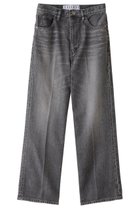 【サードマガジン/THIRD MAGAZINE】のデニムセンタープレスパンツ ブラック|ID: prp329100003962112 ipo3291000000032935850