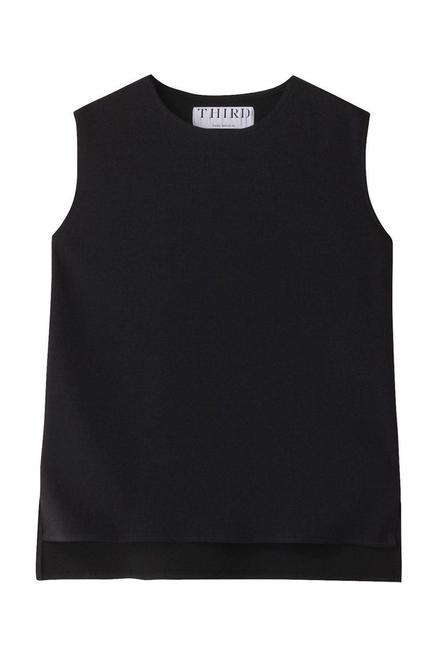 【サードマガジン/THIRD MAGAZINE】のパイルノースリーブトップ インテリア・キッズ・メンズ・レディースファッション・服の通販 founy(ファニー) 　ファッション　Fashion　レディースファッション　Fashion for Women　トップス・カットソー　Cut & Sew Tops　キャミソール&ノースリーブ　Camisoles & Sleeveless Tops　シャツ・ブラウス・オフィスカジュアル　Elegant Blouses & Button-Ups　ロングTシャツ・Tシャツ　Longline T-Shirts & Tees　カットソー・ベーシックTシャツ　Cut-and-Sewn Tops / Stretch Tees & Basics　インナー　Innerwear　キャミソール　Camisole, Spaghetti Strap Top　シンプル　Simple, Minimal　ジャケット　Jacket, Outerwear　タンク　Tank Top, Sleeveless Top　再入荷　Restock / Back in Stock　ブラック|ID: prp329100003962113 ipo3291000000032927945