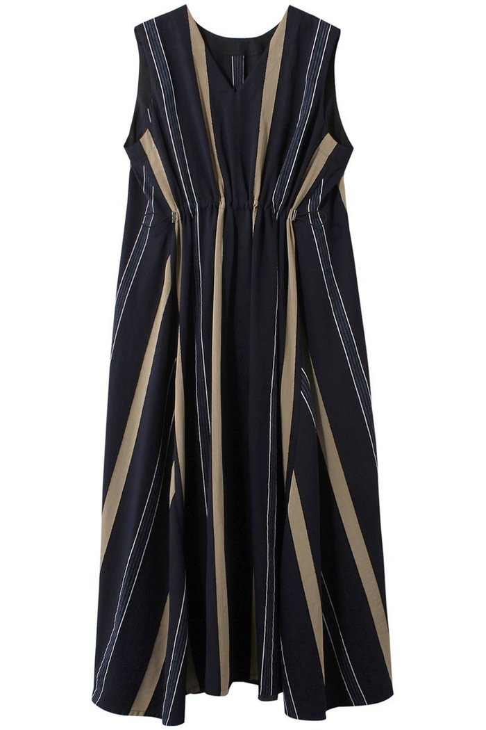 【エッセン ロートレアモン/ESSEN LAUTREAMONT】のCANGIOLI ヴィスコースボーダーワンピース インテリア・キッズ・メンズ・レディースファッション・服の通販 founy(ファニー) https://founy.com/ ファッション Fashion レディースファッション Fashion for Women ワンピース Dresses チュニック Tunic Tops & Dresses イタリア Italy ギャザー Gathered, Ruffled コレクション Collection, Seasonal Line チュニック Tunic, Long Top ラウンド Round, Round Neck ロング Long, Long-Length |ID: prp329100003962128 ipo3291000000035957503