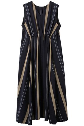 【エッセン ロートレアモン/ESSEN LAUTREAMONT】のCANGIOLI ヴィスコースボーダーワンピース 人気、トレンドファッション・服の通販 founy(ファニー) ファッション Fashion レディースファッション Fashion for Women ワンピース Dresses チュニック Tunic Tops & Dresses イタリア Italy ギャザー Gathered, Ruffled コレクション Collection, Seasonal Line チュニック Tunic, Long Top ラウンド Round, Round Neck ロング Long, Long-Length |ID:prp329100003962128